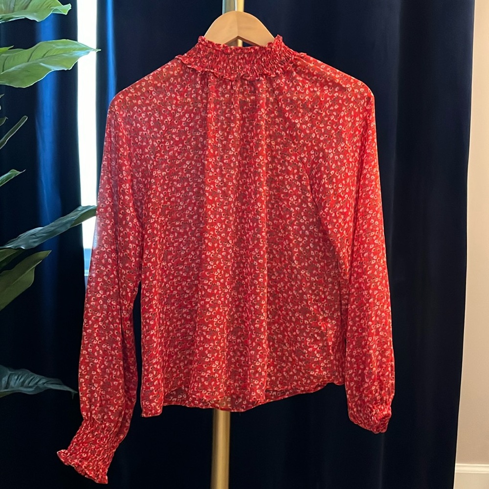Sheer blouse